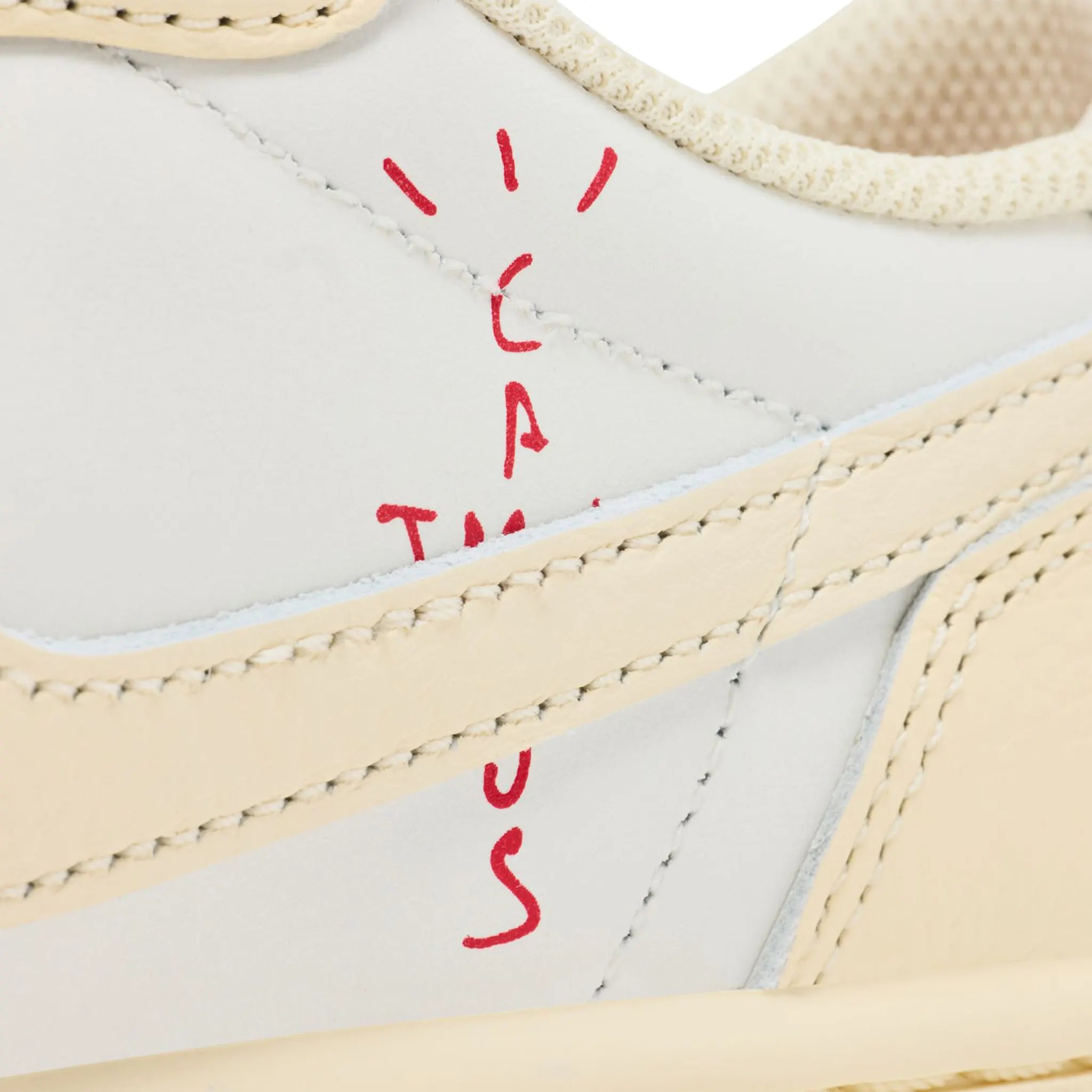 Detailed View of Travis Scott x Air Jordan 1 Low OG Shy Pink IQ7604-100